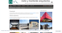 Desktop Screenshot of nietoymonterdearquitectos.com